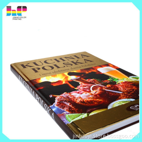 Hardcover cook book CMYK printing magazine
